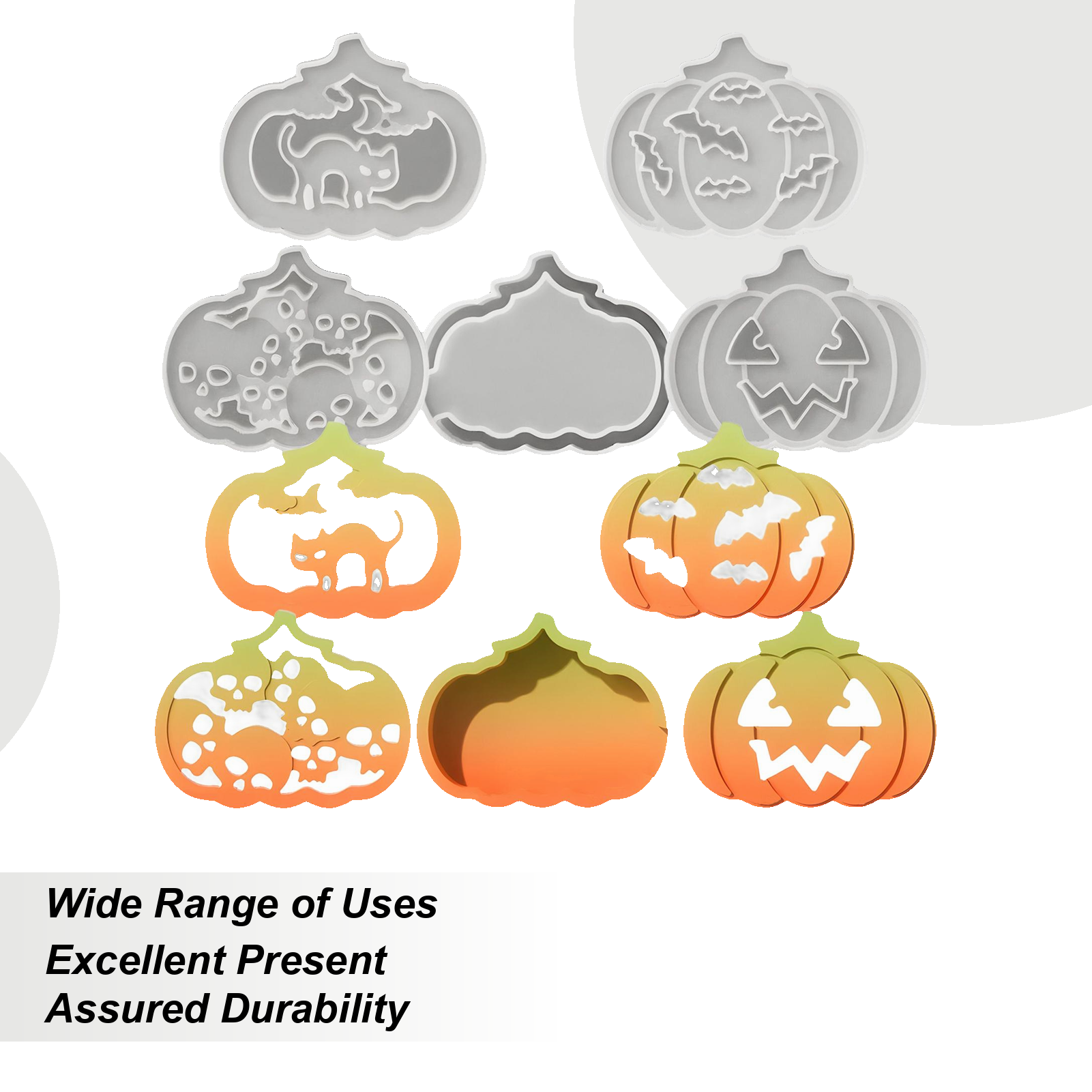 Soap Making Kit For Adults - Pumpkin Mold 5 Pieces Soap Making