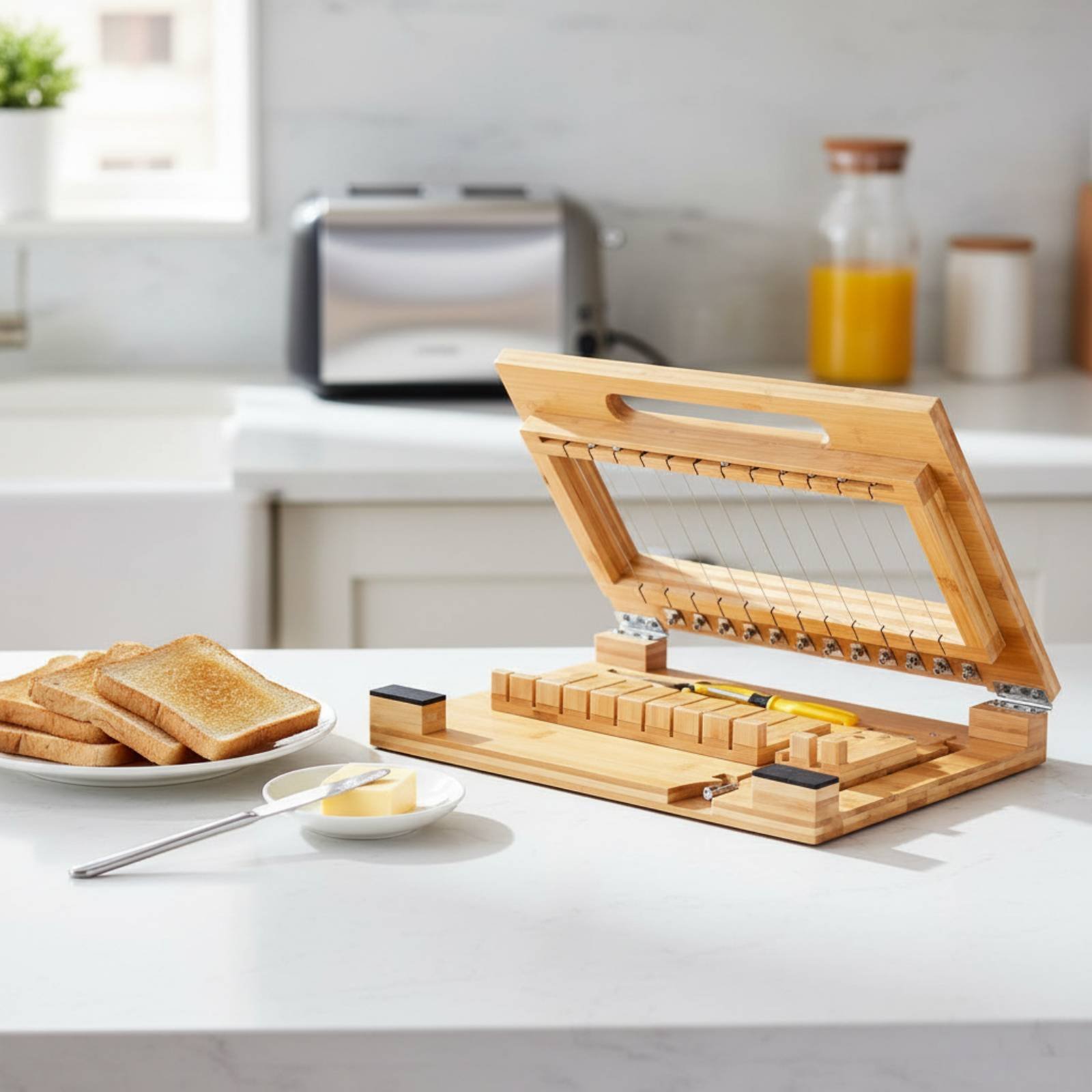 Soap Making Ins - Bamboo Soap Cutter 2-in-1 Design Handmade