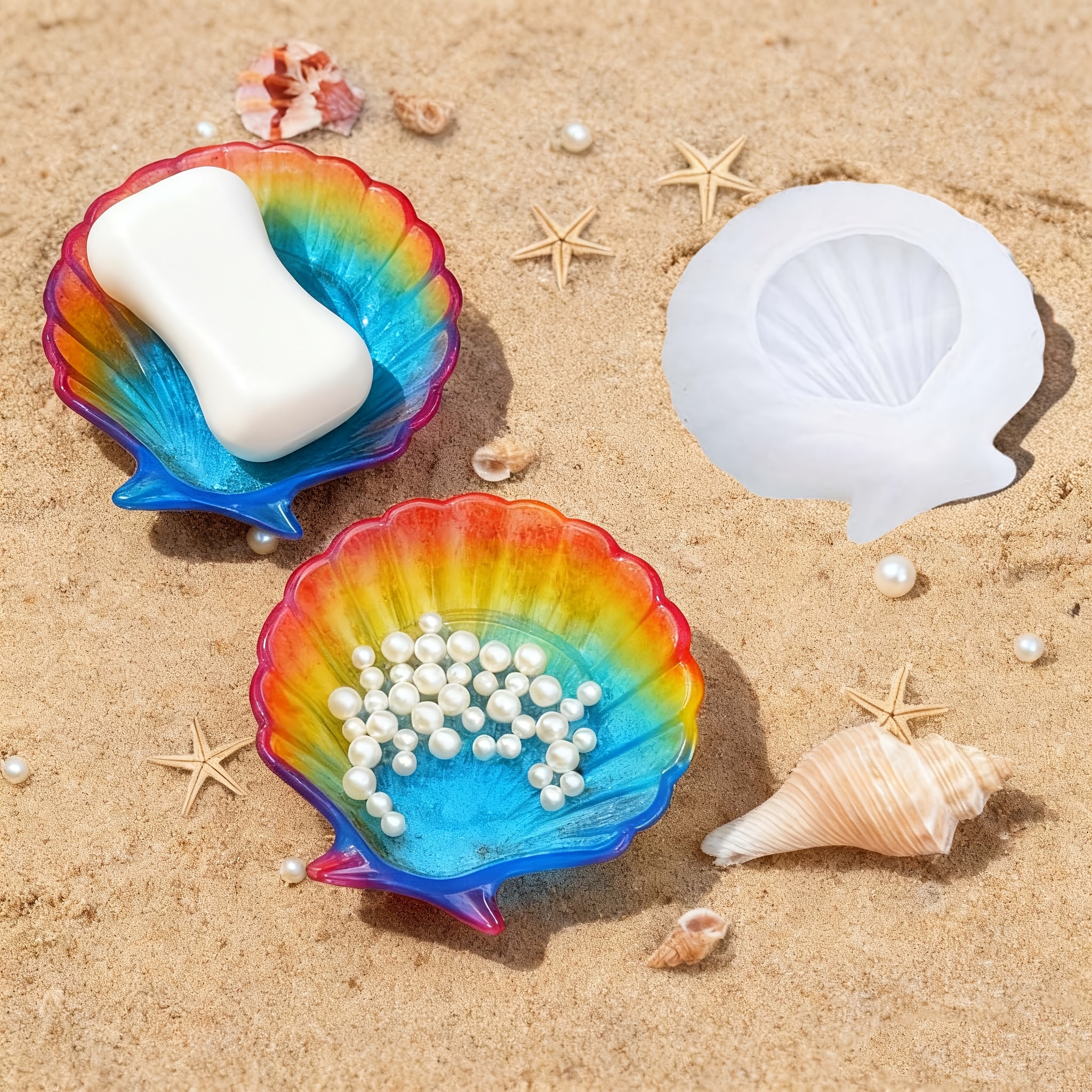 Soap Making Supplies - 1 piece of silicone shell resin