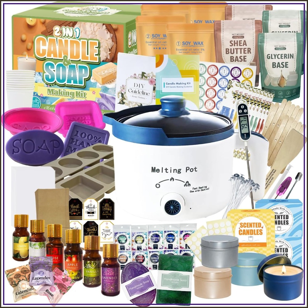 Soap Making Ins - 2-in-1 Candle & Soap Making Kit