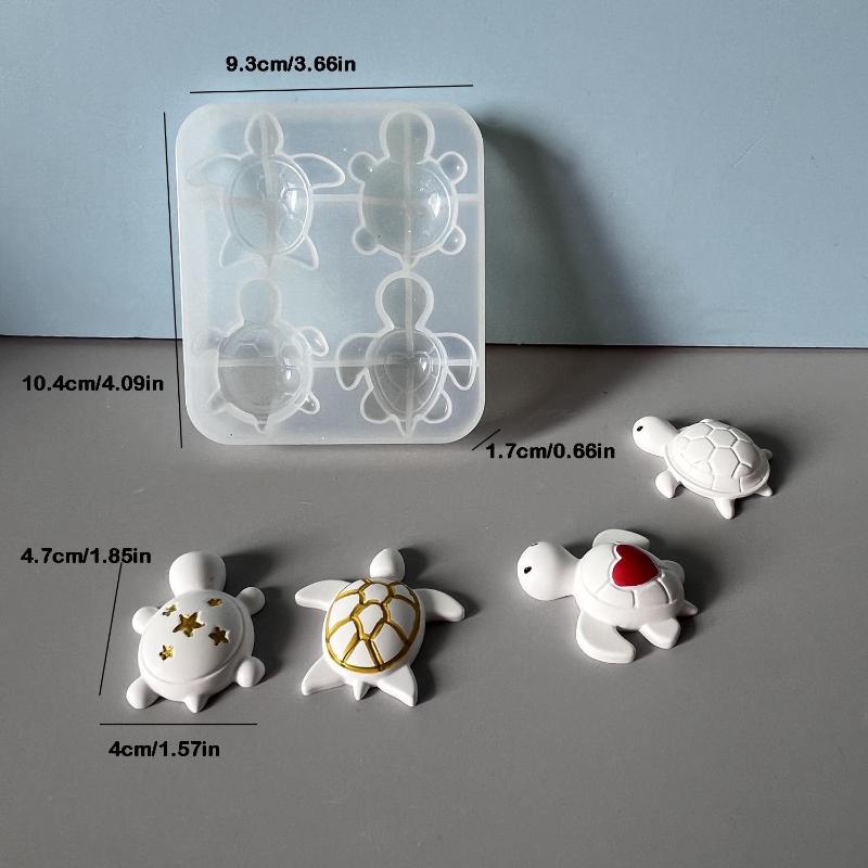 Soap Making Supplies - Turtle Shape Silicone Mould Set, Creative