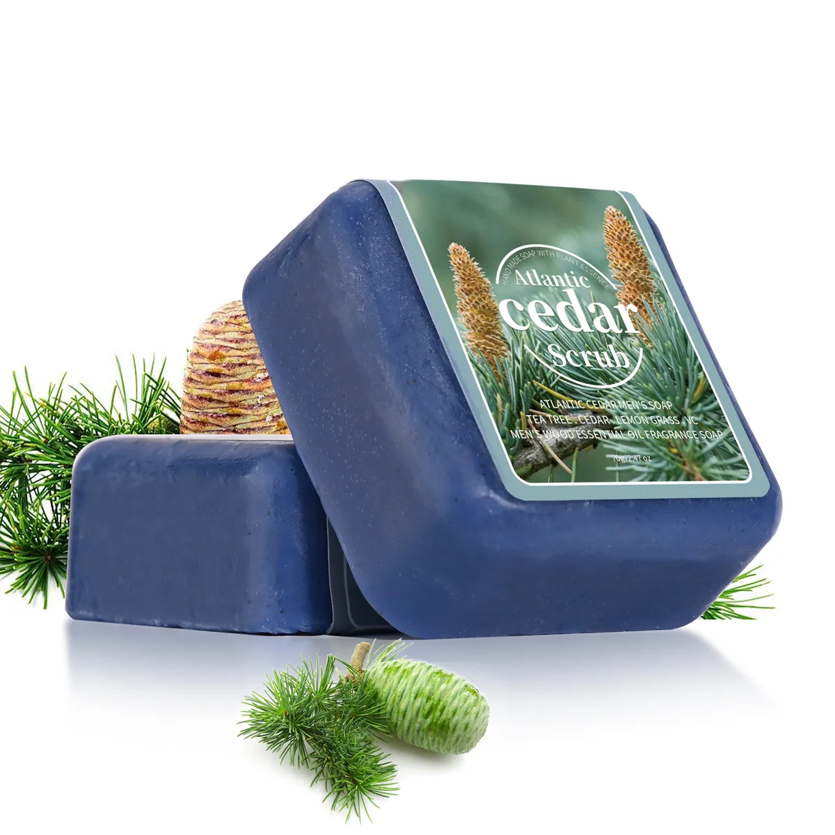 Essential Oil Soap - Men's Cedar Essential Oil Soap Travel