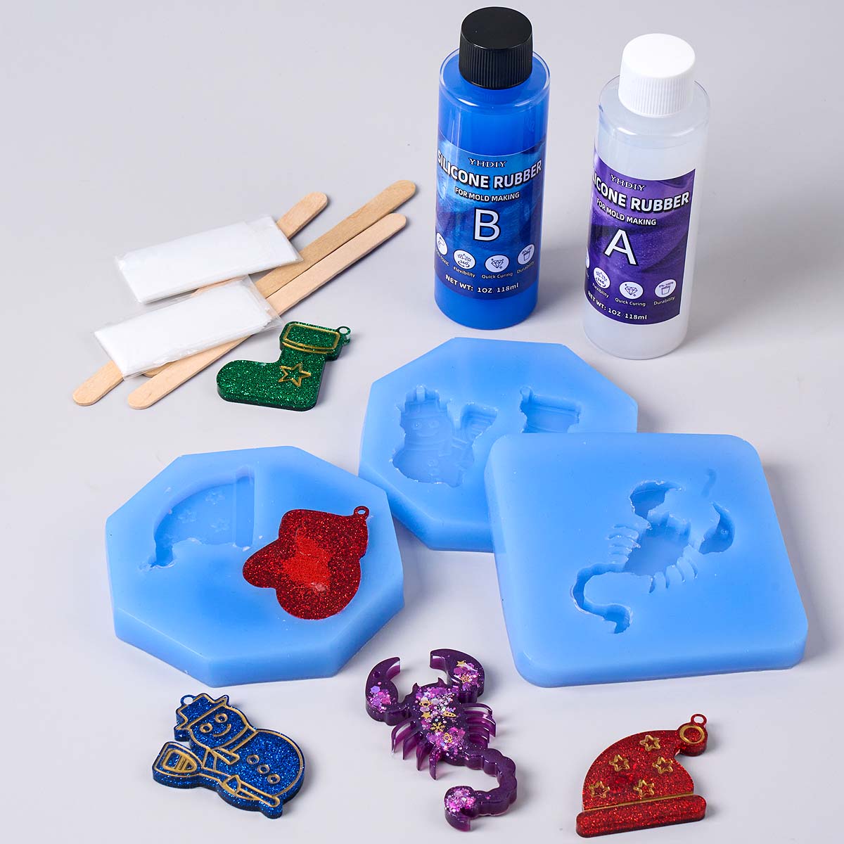 118ml/296ml Silicone Mold Maki - Soap Making Supplies ulasan dan harga