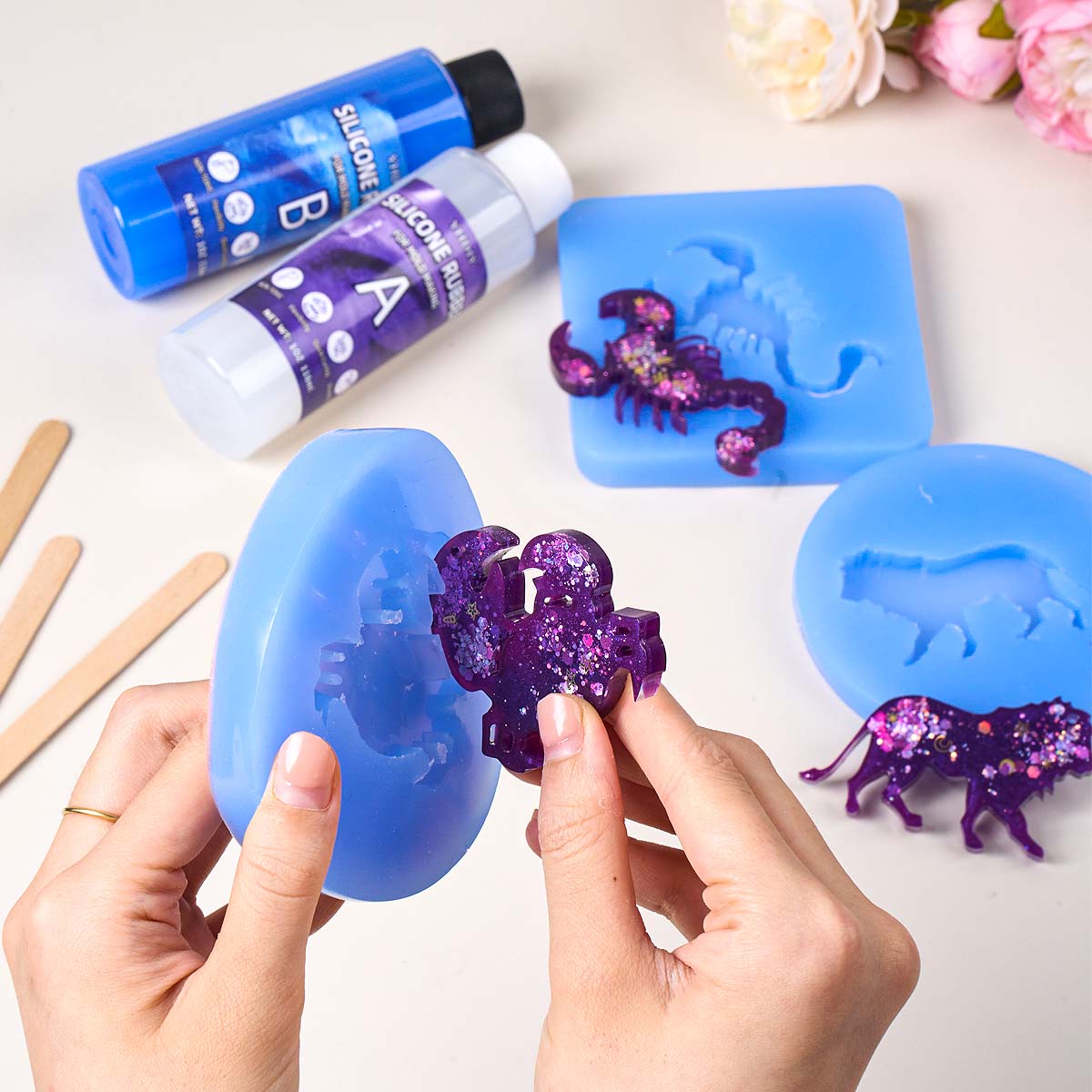 118ml/296ml Silicone Mold Maki - Soap Making Supplies ulasan dan harga