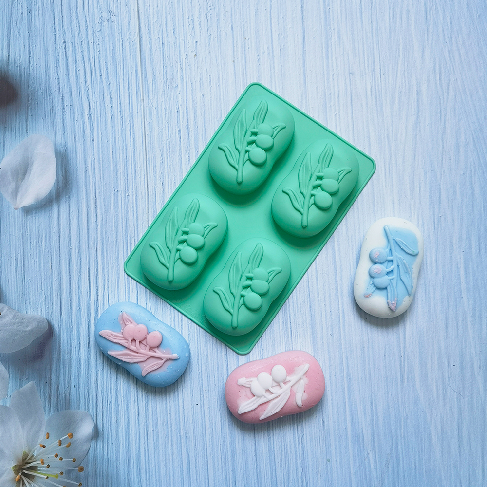 4 Cavities Oval Olive Tree Sil - Soap Making Fragrance ulasan dan harga