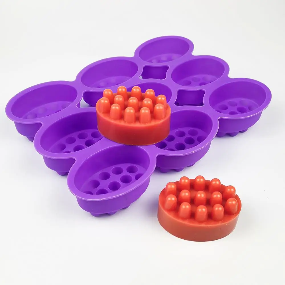 2 Hole Silicone Soap Mold Oval - Soap Making Game ulasan dan harga