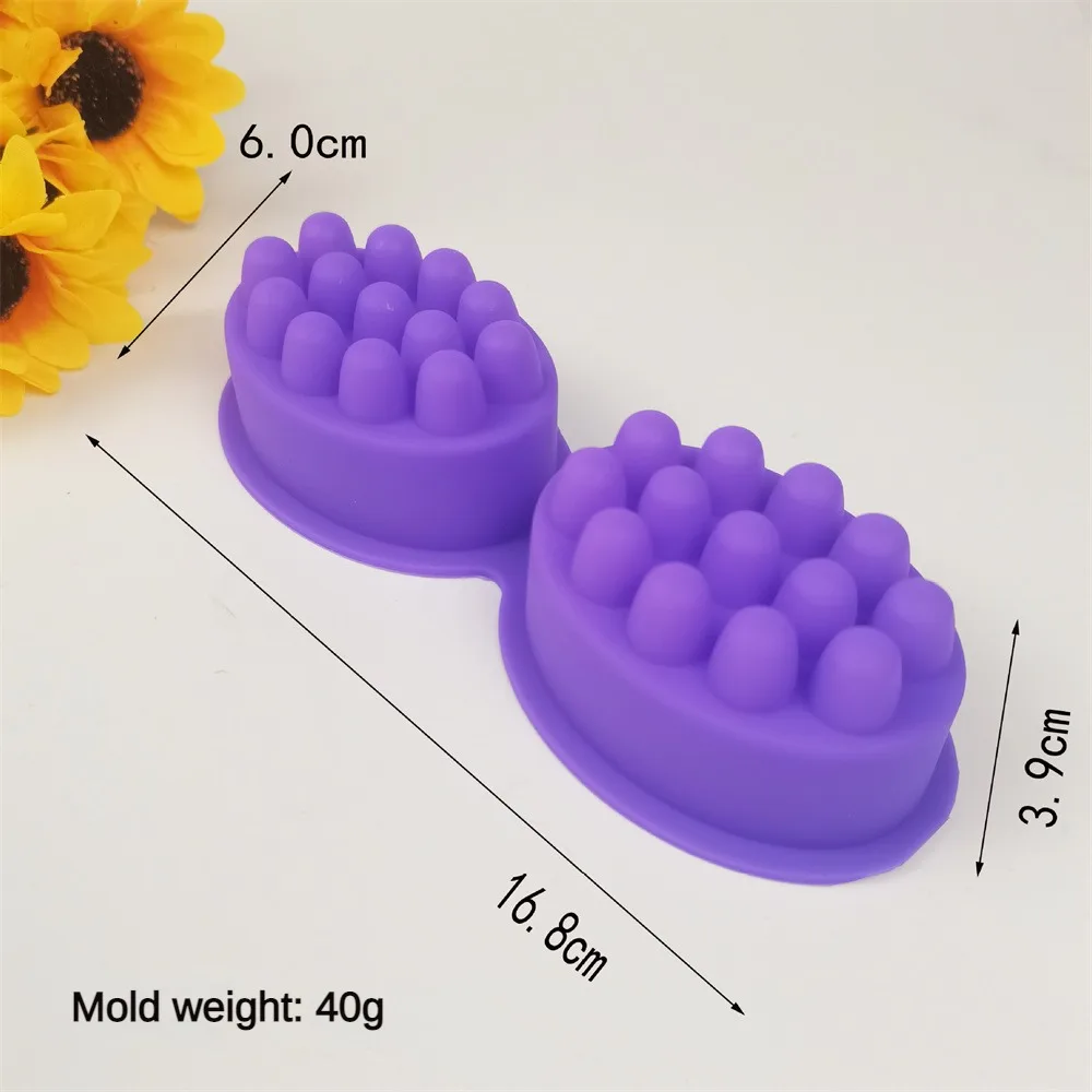 2 Hole Silicone Soap Mold Oval - Soap Making Game ulasan dan harga