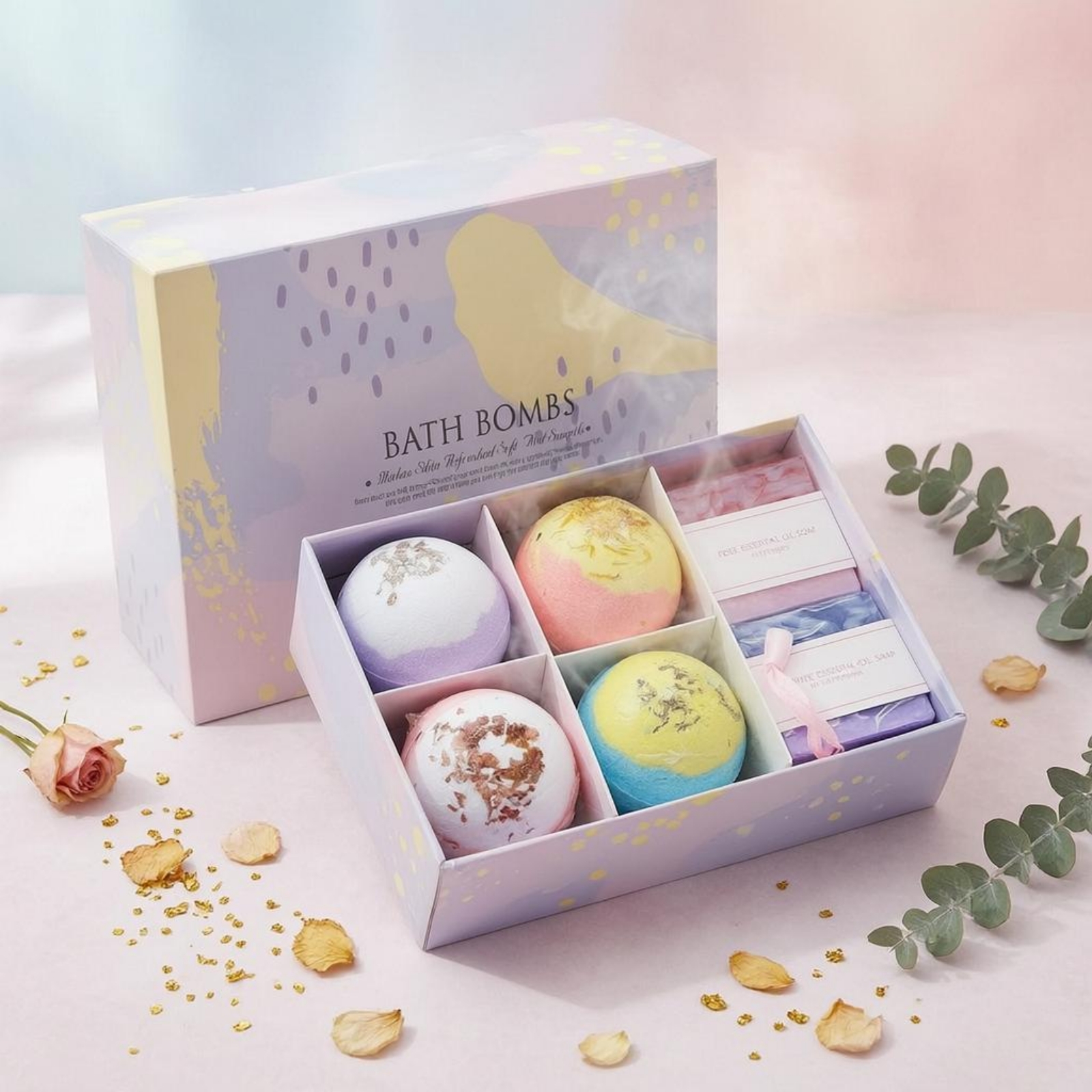 Effervescent Bath Tablet and S - Essential Oil Soap ulasan dan harga