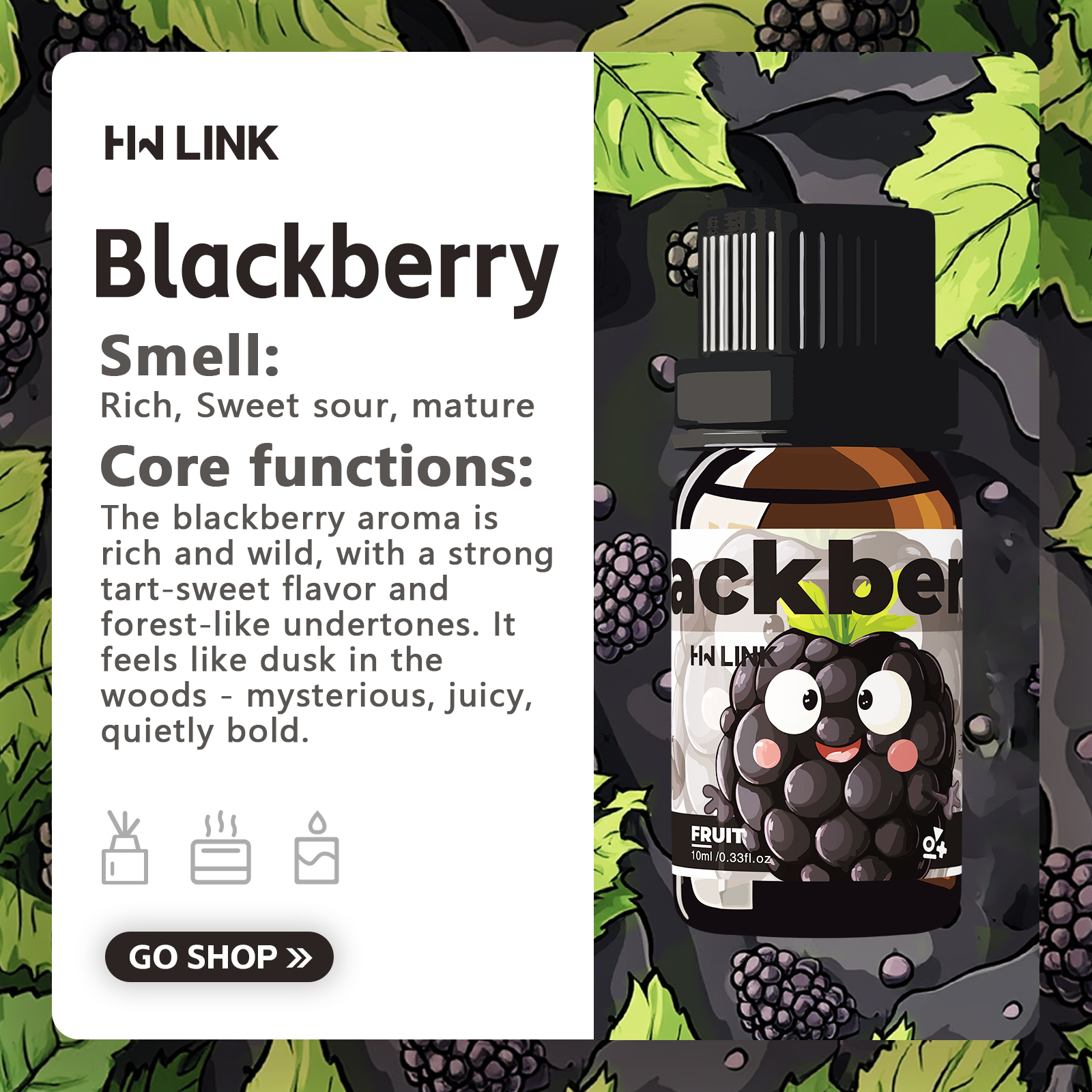 Blackberry Essential Oil Black - Essential Oil Soap ulasan dan harga