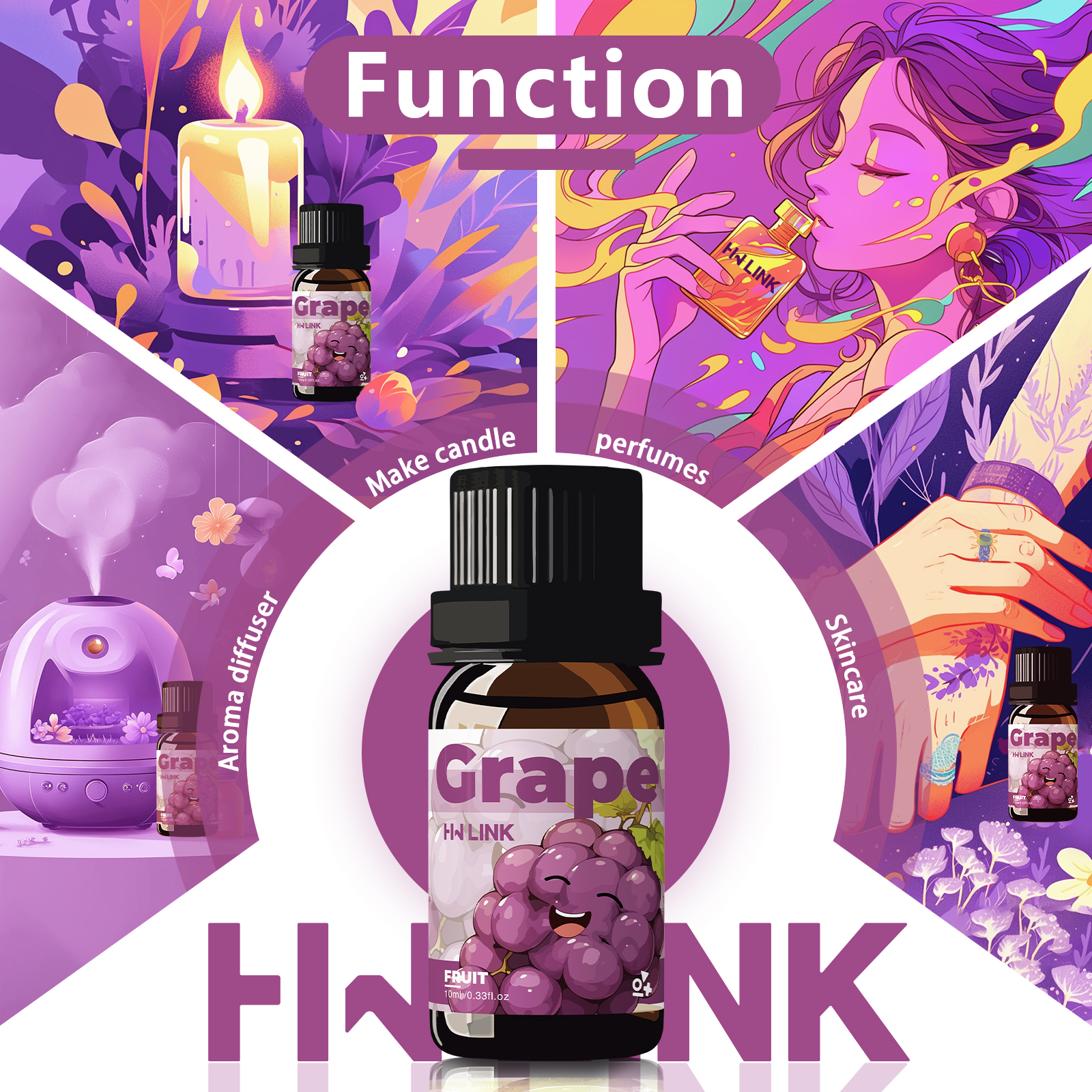 Grape Essential Oil 10ml Perfu - Essential Oil Soap ulasan dan harga