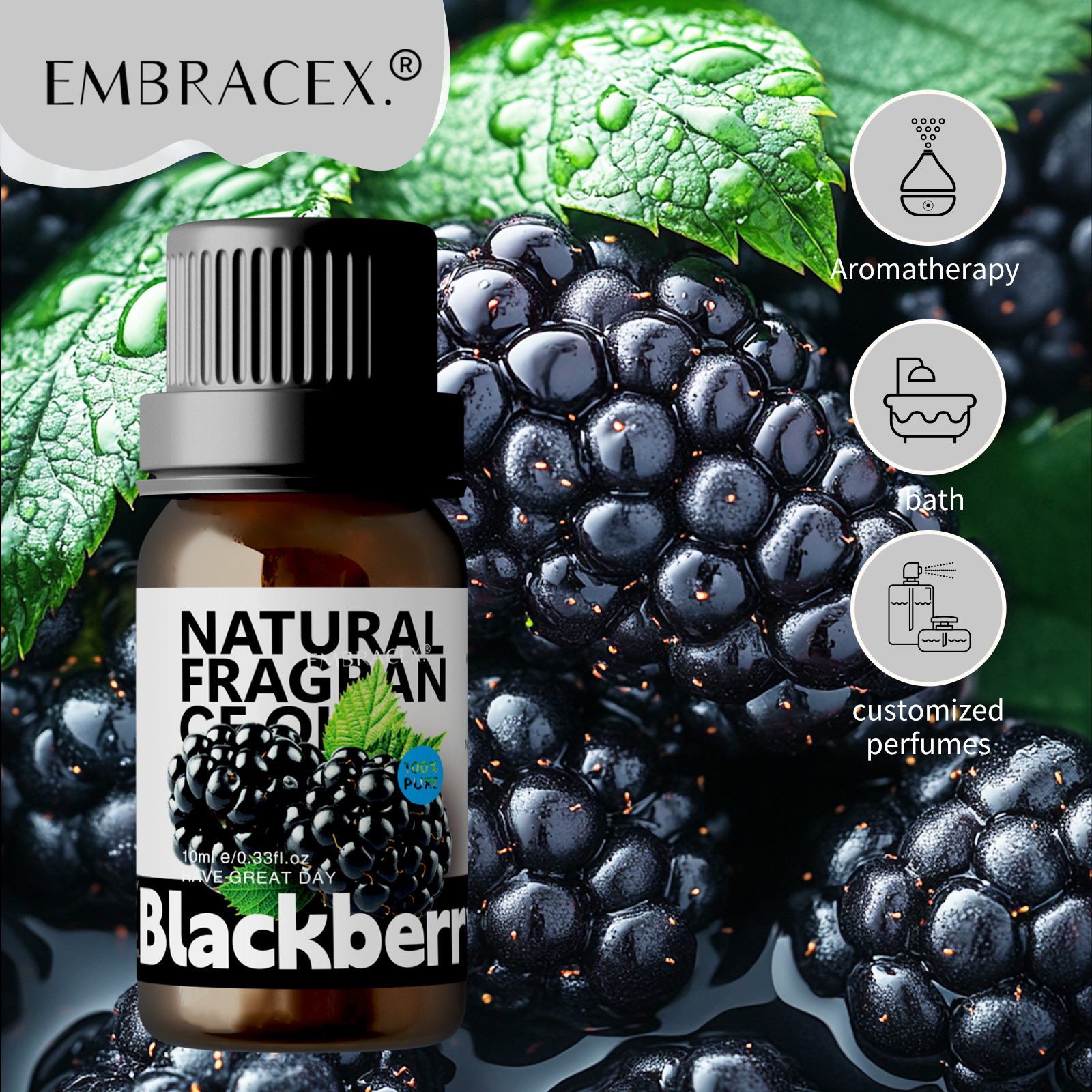10ml Blackberry Essential Oils - Essential Oil Soap ulasan dan harga