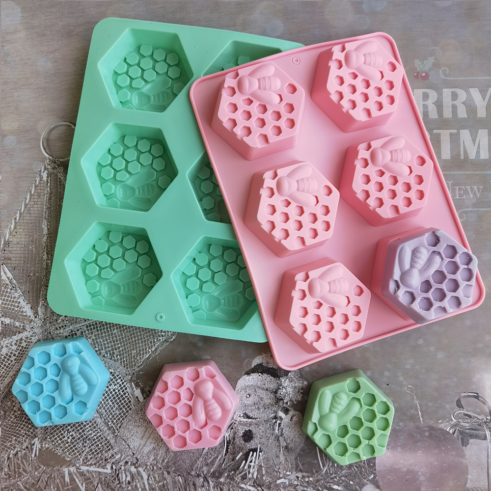 Silicone Hexagonal Bee Soap Mo - Soap Making Instructions ulasan dan harga