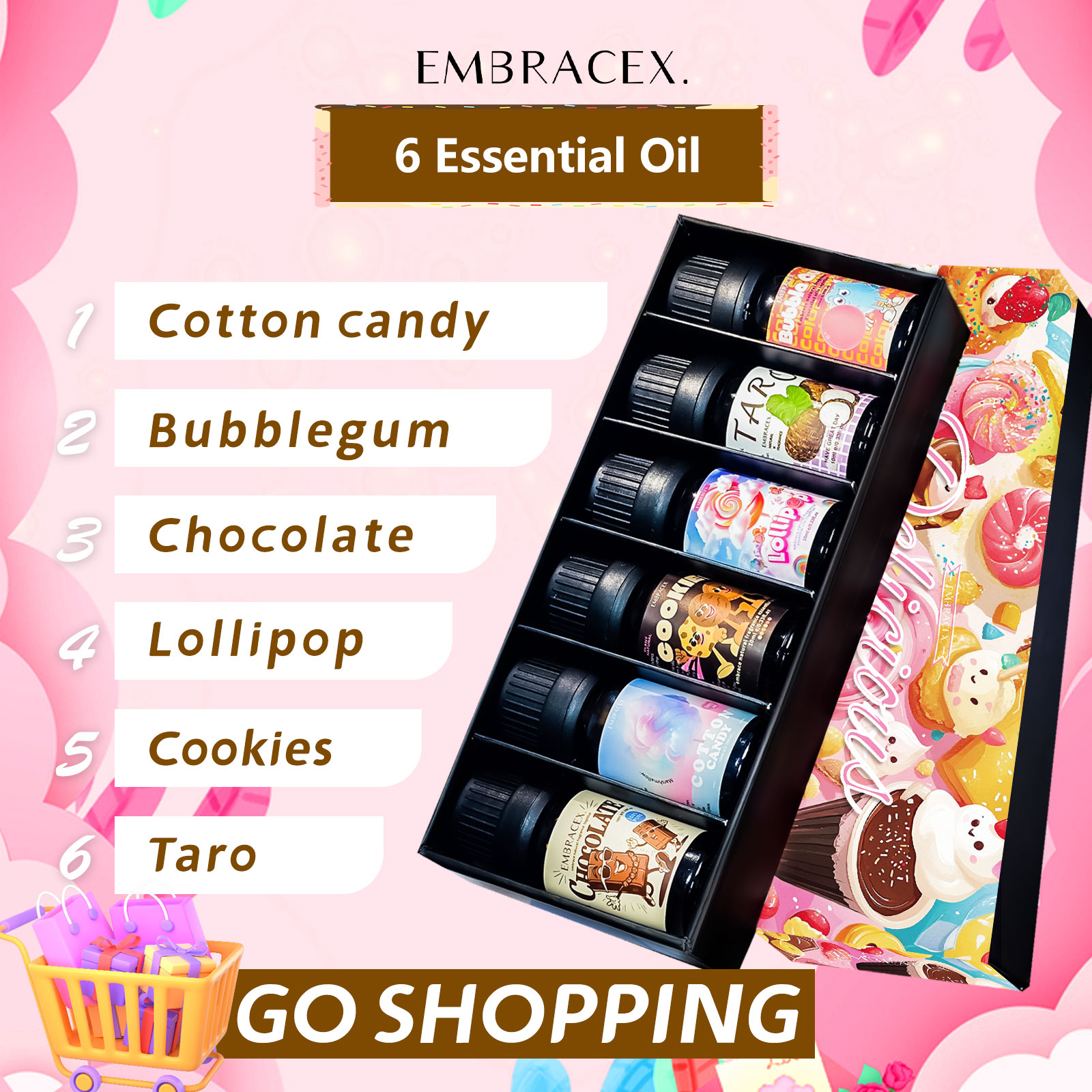 6PC/1Set Delicious Essential O - Essential Oil Soap ulasan dan harga