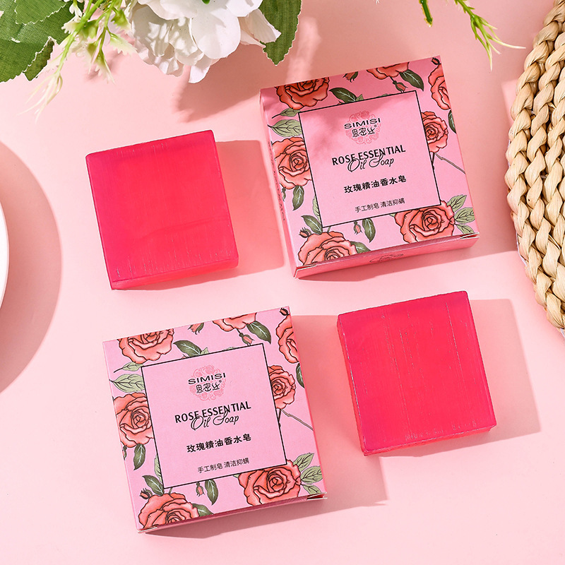 Rose essential oil soap, wash  - Essential Oil Soap ulasan dan harga