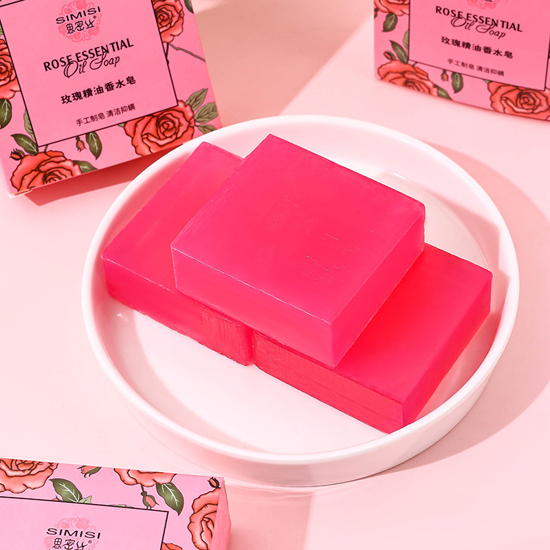Rose essential oil soap, wash  - Essential Oil Soap ulasan dan harga