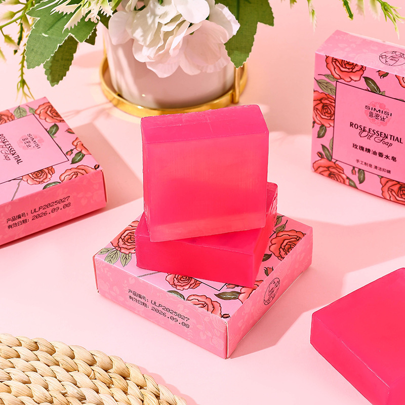 Rose essential oil soap, wash  - Essential Oil Soap ulasan dan harga