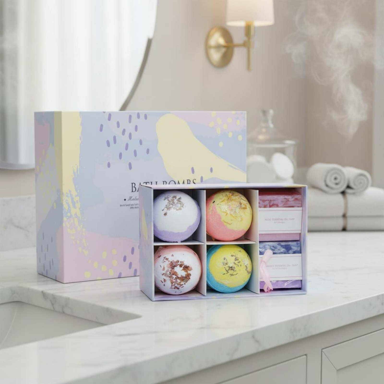 Effervescent Bath Tablet and S - Essential Oil Soap ulasan dan harga