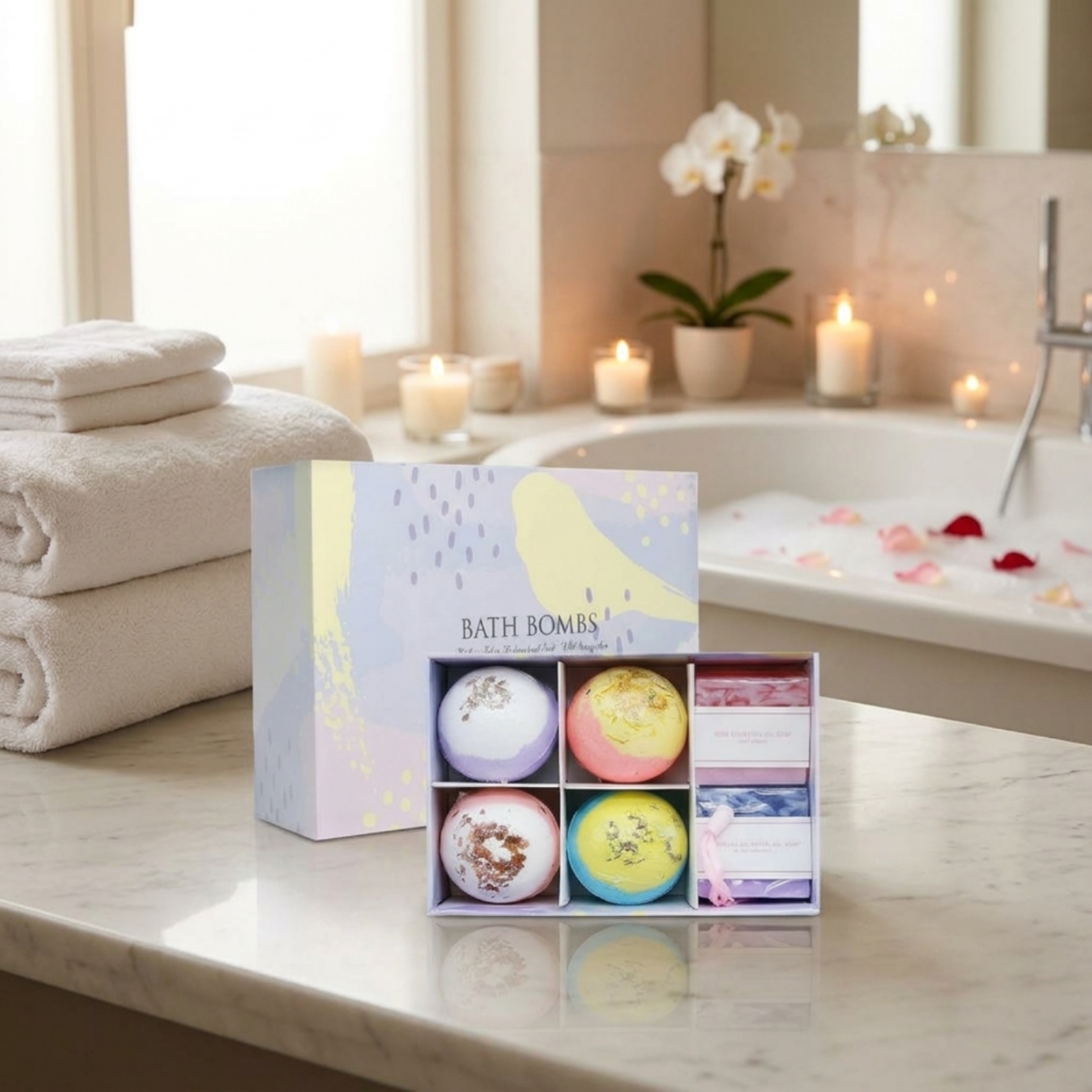 Effervescent Bath Tablet and S - Essential Oil Soap ulasan dan harga