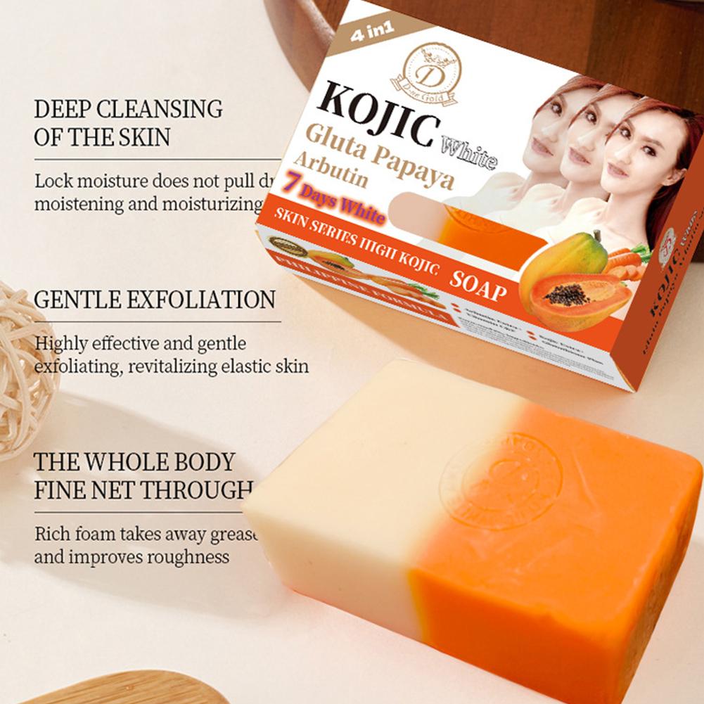 160g Papaya Kojic Acid Essenti - Essential Oil Soap ulasan dan harga