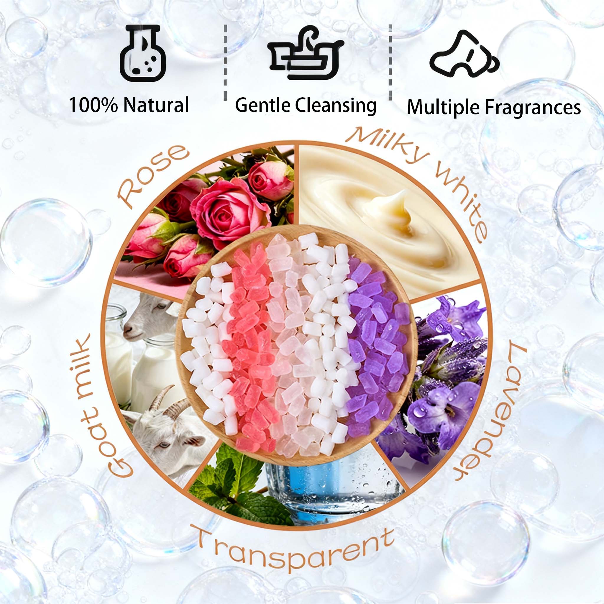 200g Color Soap Base DIY Aroma - Soap Making Glycerin Base ulasan dan harga