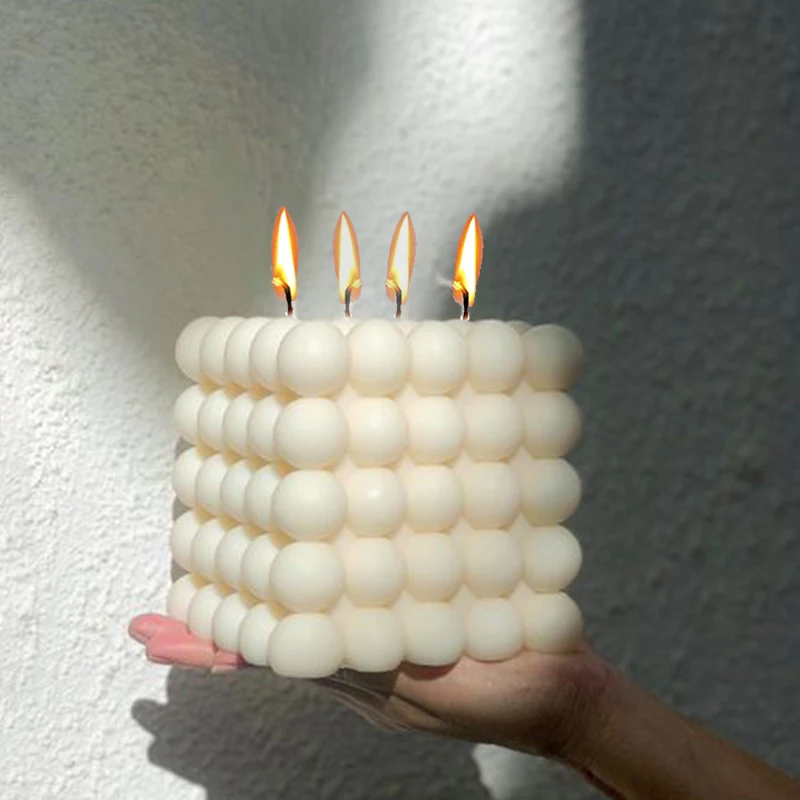 Large Bubble Cube Candles Sili - Soap Making Ins ulasan dan harga