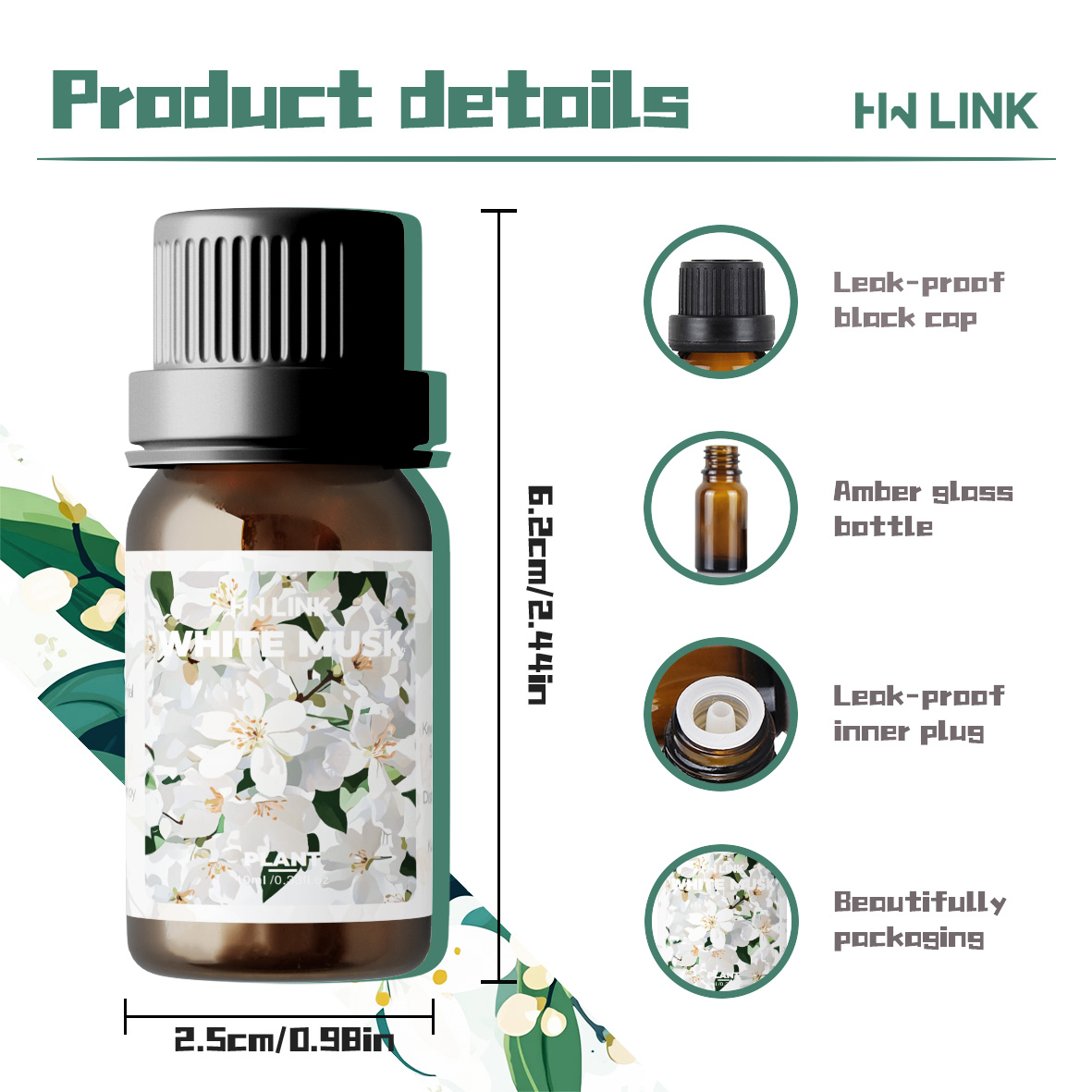 White Musk Essential Oils 10ml - Essential Oil Soap ulasan dan harga