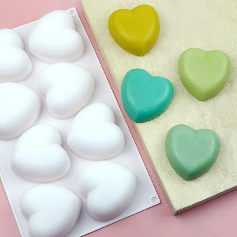 Love Heart Silicone Soap Mold  - Soap Making Supplies ulasan dan harga