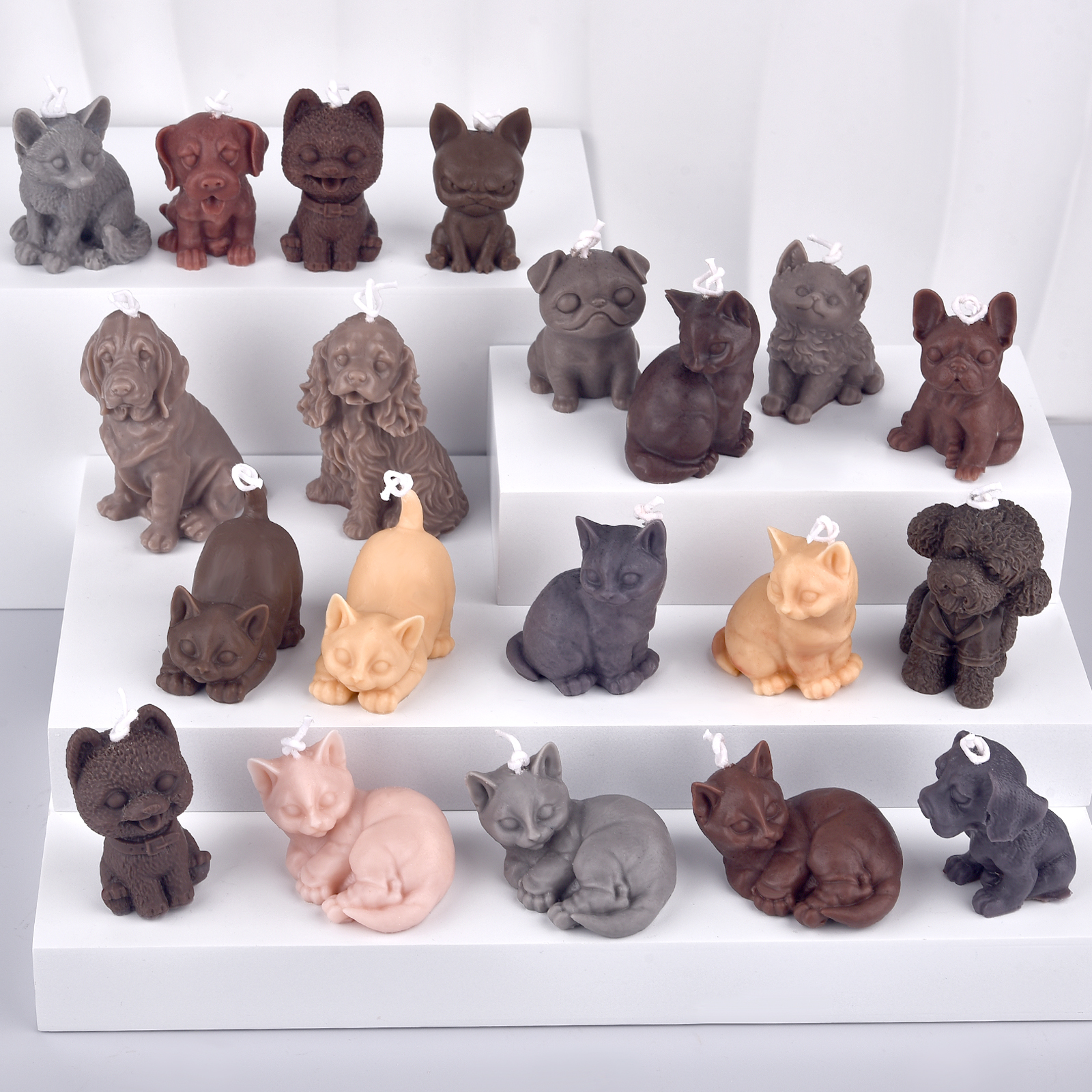 3D Dogs Cats Silicone Mold For - Soap Making Supplies ulasan dan harga