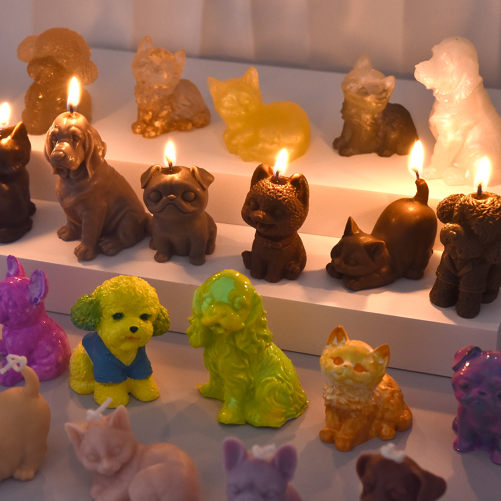 3D Dogs Cats Silicone Mold For - Soap Making Supplies ulasan dan harga