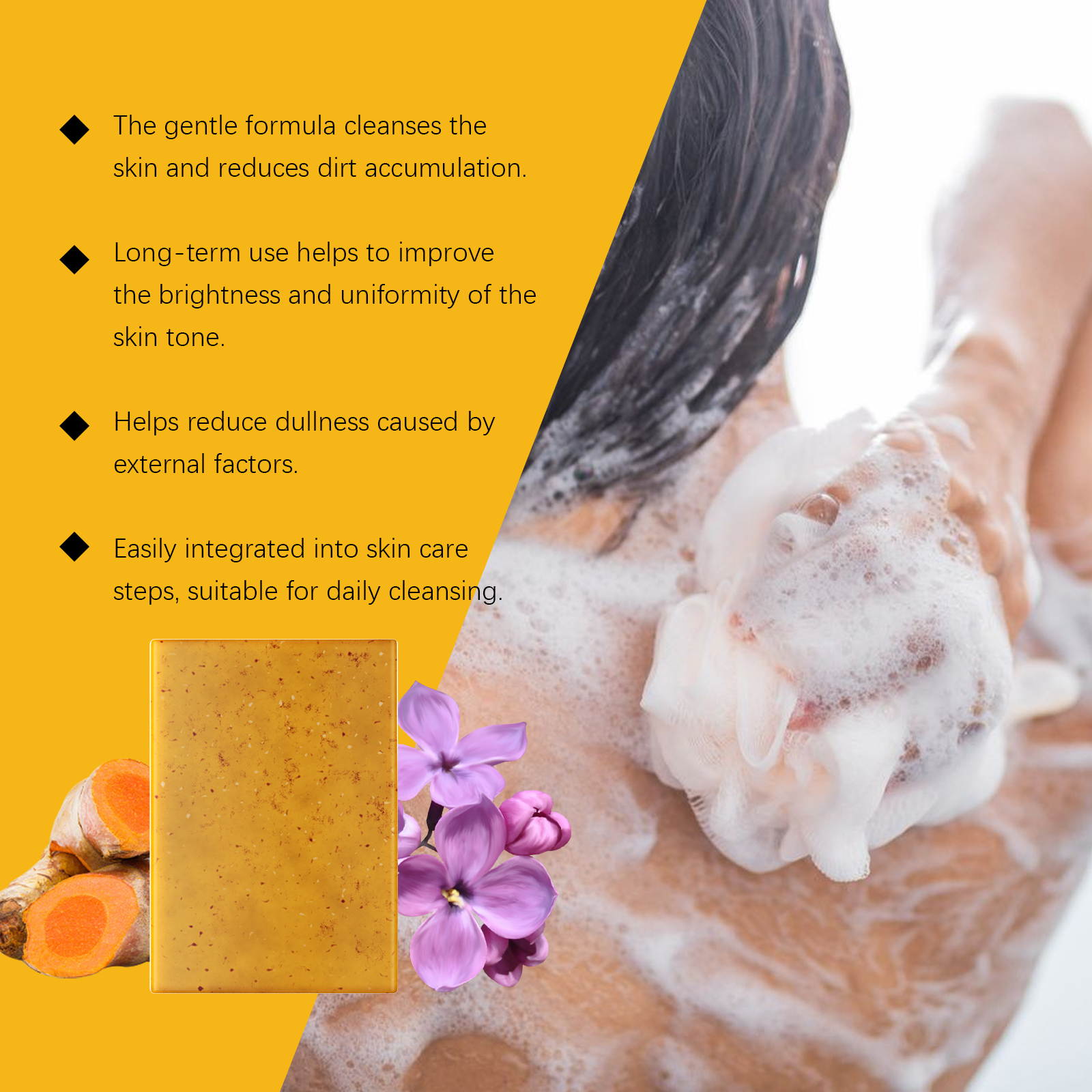 Turmeric Essential Oil Soap Ex - Essential Oil Soap ulasan dan harga