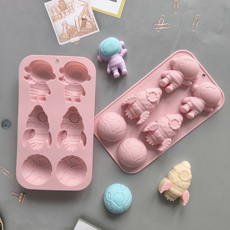6-hole Cartoon Astronaut Rocke - Soap Making Instructions ulasan dan harga