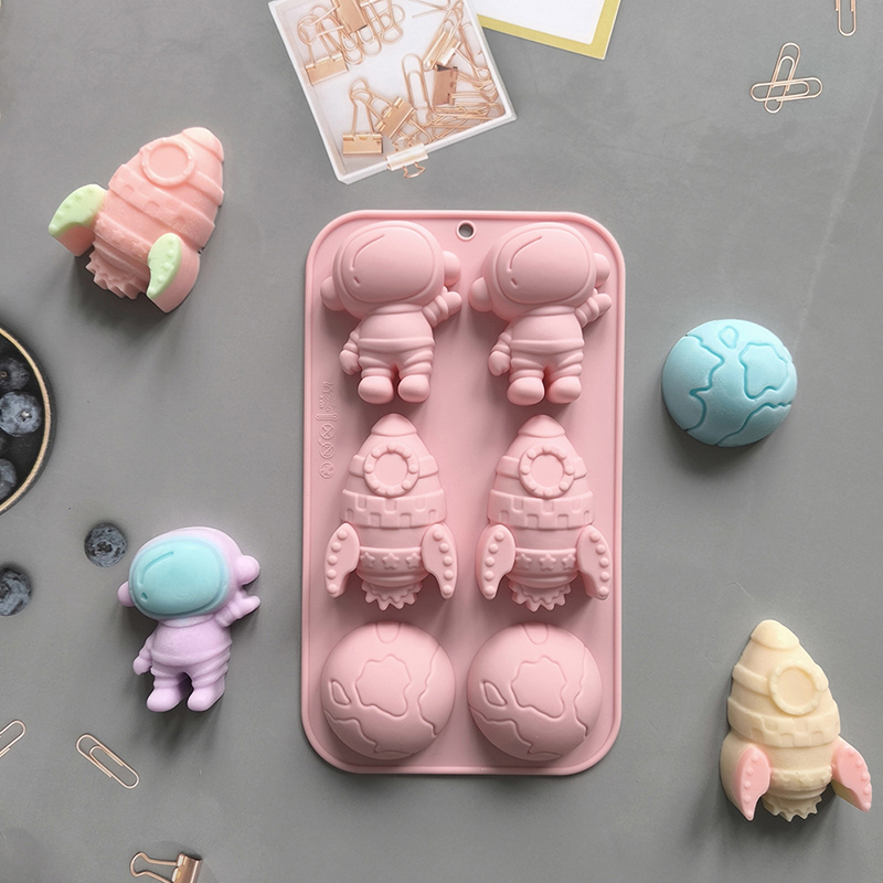 6-hole Cartoon Astronaut Rocke - Soap Making Instructions ulasan dan harga