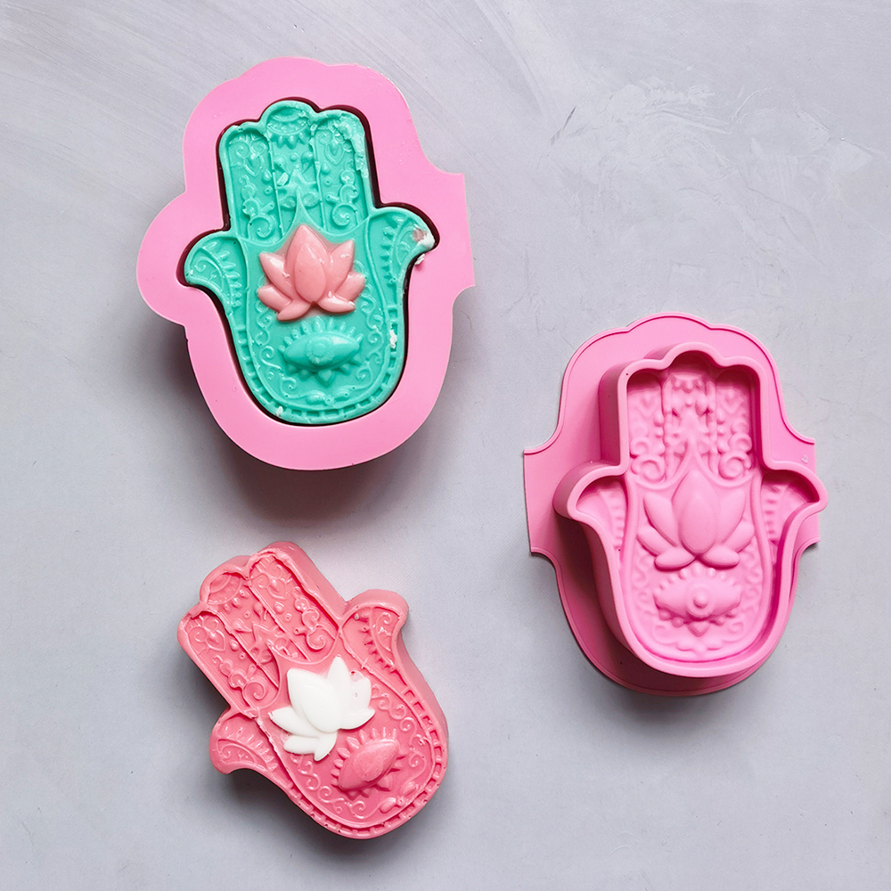 2/4pcs Silicone Soap Molds DIY - Soap Making Instructions ulasan dan harga