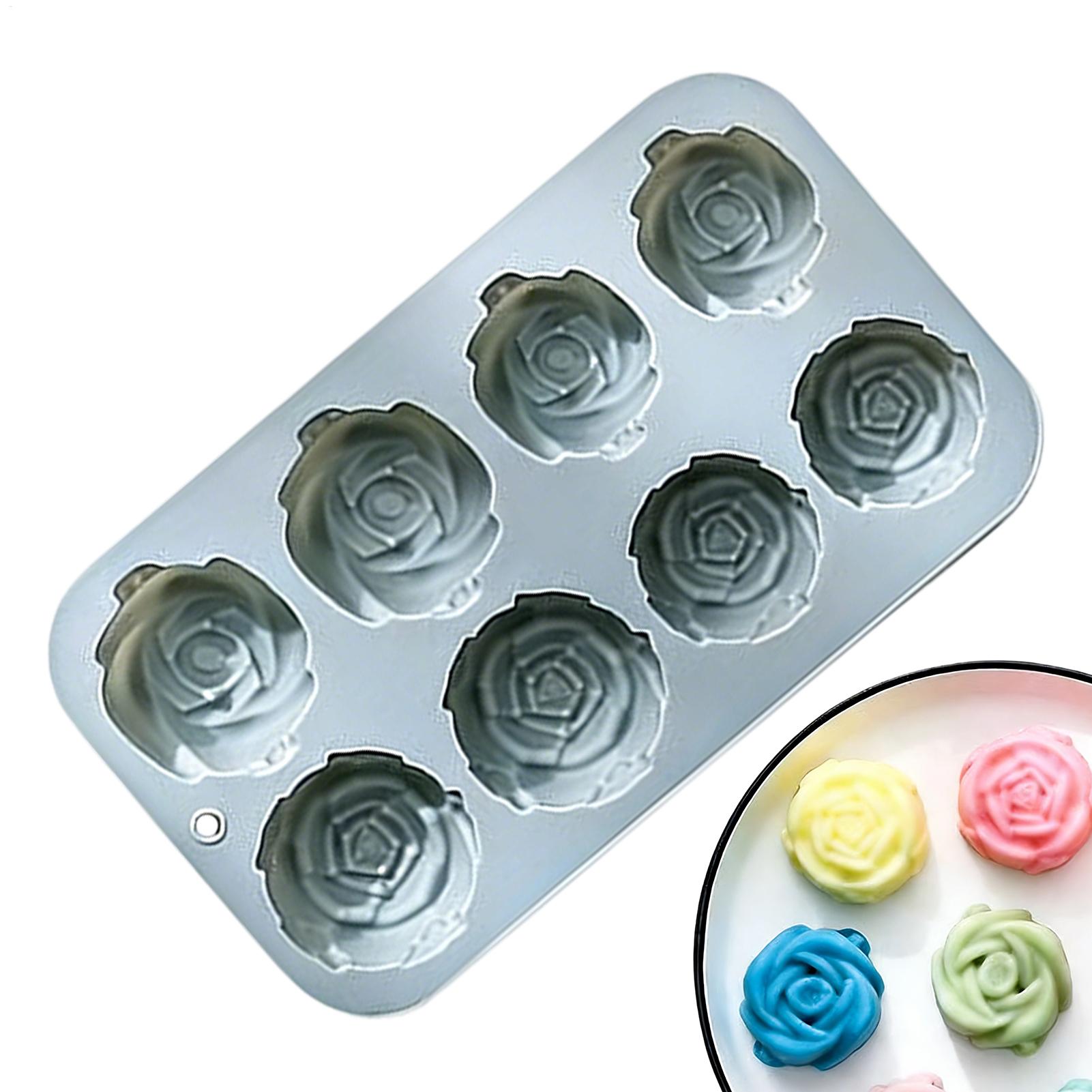8 Holes Rose Flower Silicone M - Soap Making Supplies ulasan dan harga