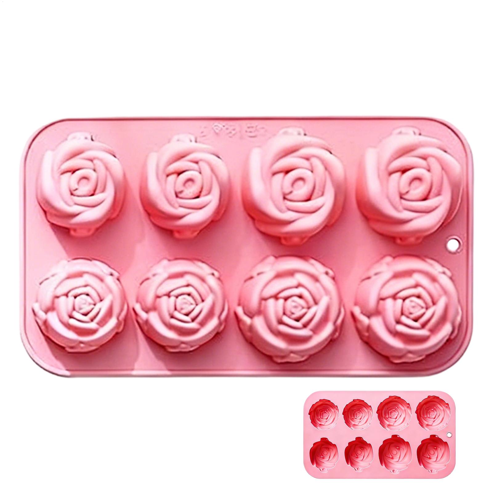 8 Holes Rose Flower Silicone M - Soap Making Supplies ulasan dan harga