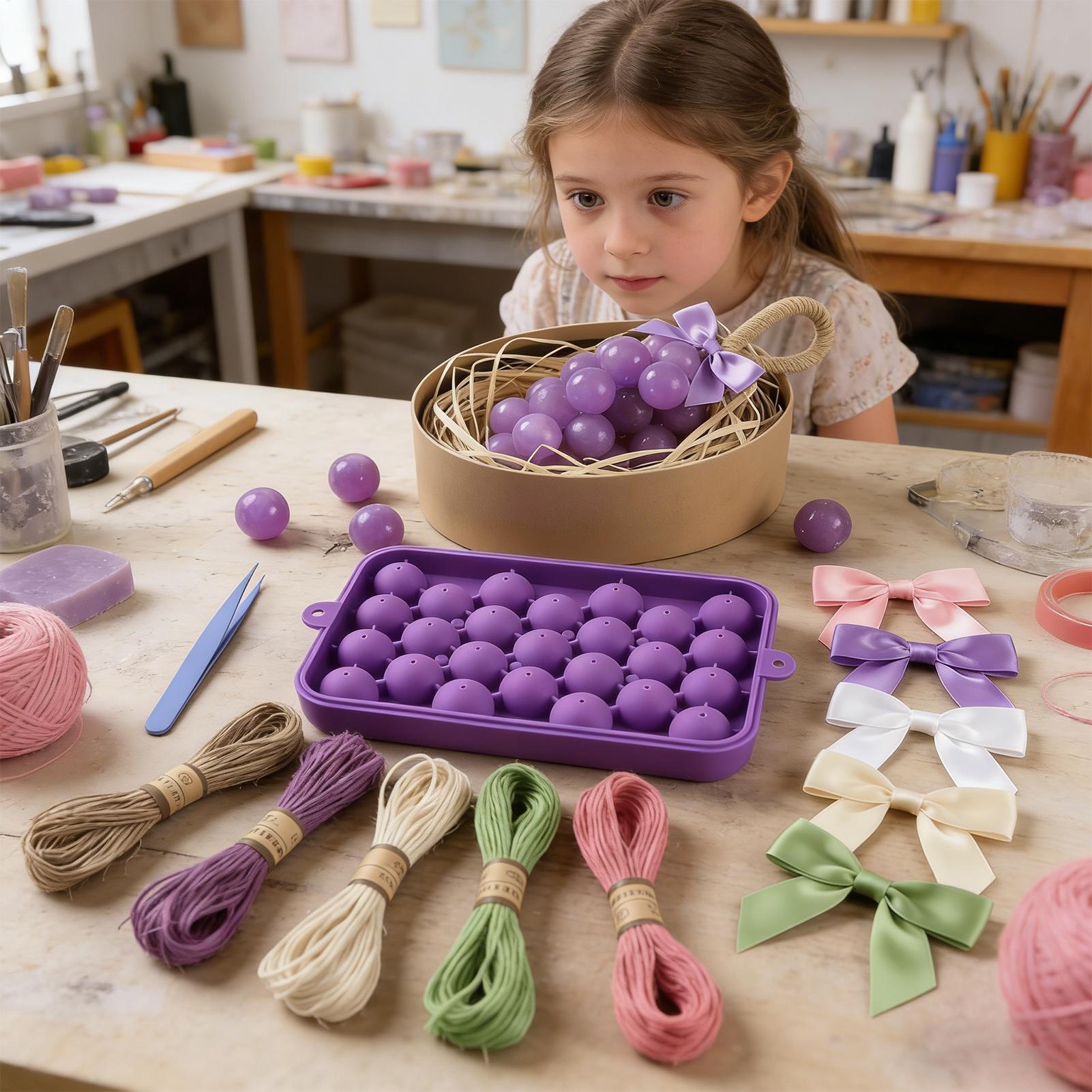 Grape Soap Mold Easy-Release F - Soap Making Game ulasan dan harga