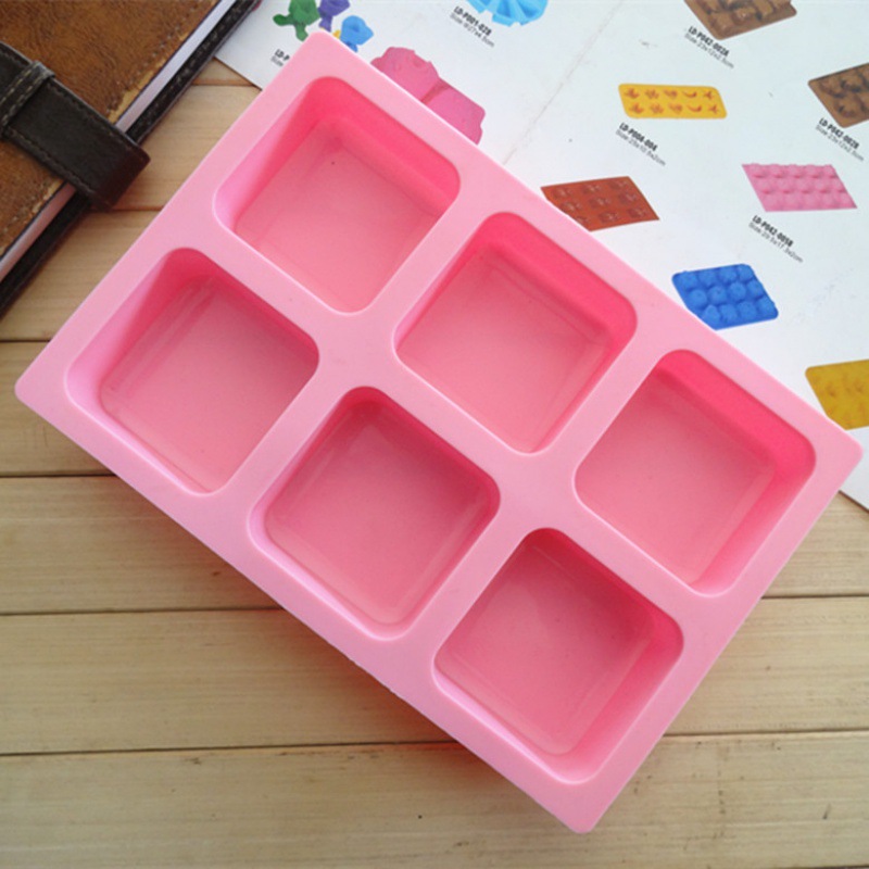 Square Silicone Cake Molds Cer - Soap Making Supplies ulasan dan harga
