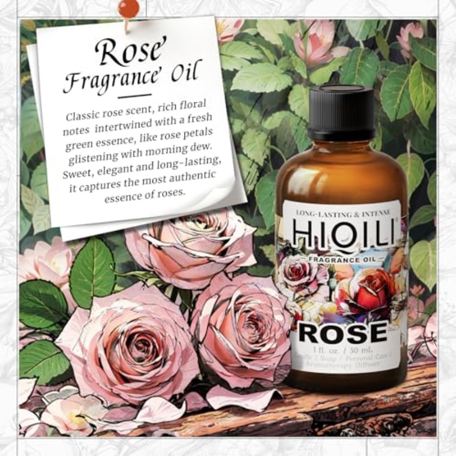HIQILI Rose Fragrance Oil for  - Essential Oil Soap ulasan dan harga