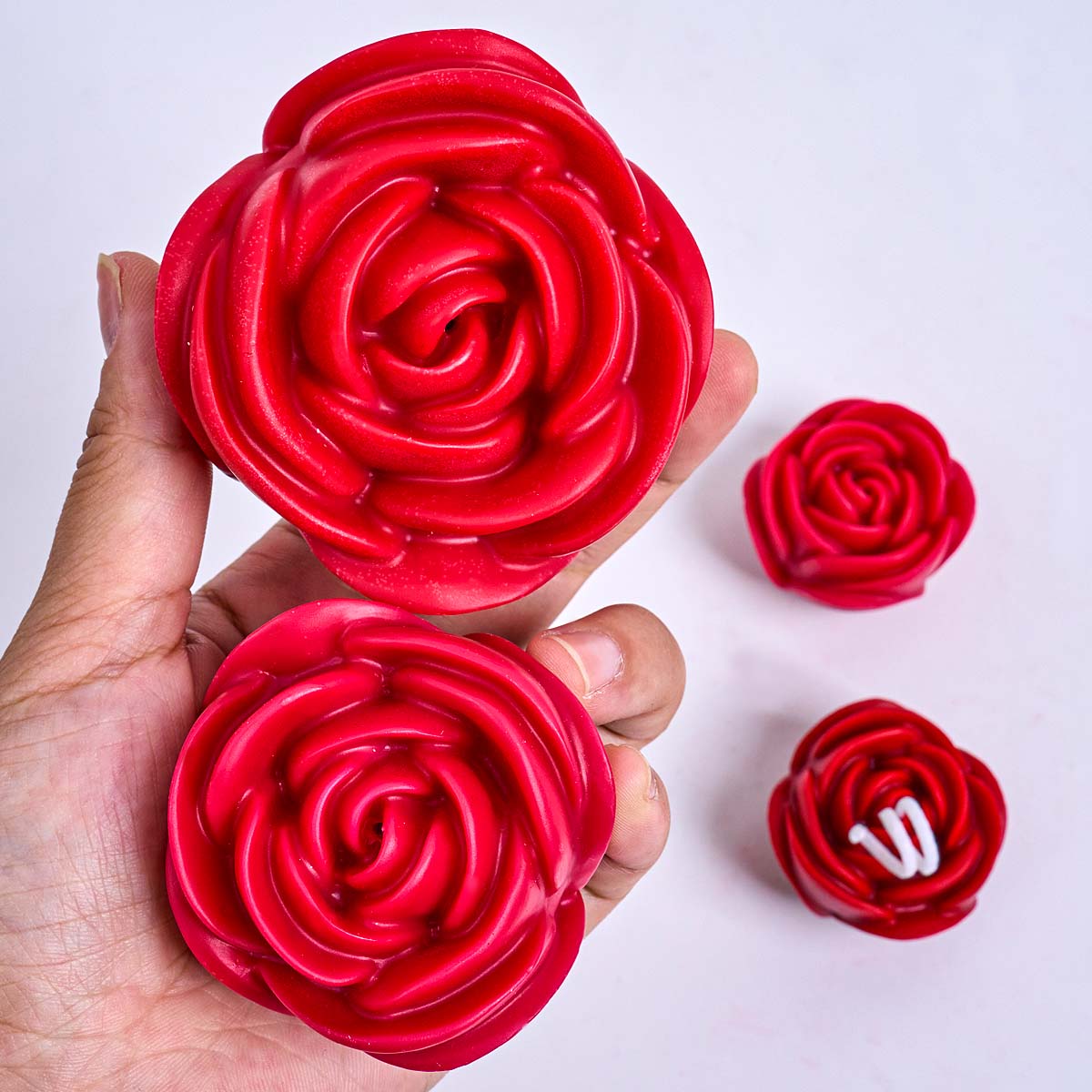 3D Flower Shape Silicone Candl - Soap Making Fragrance ulasan dan harga