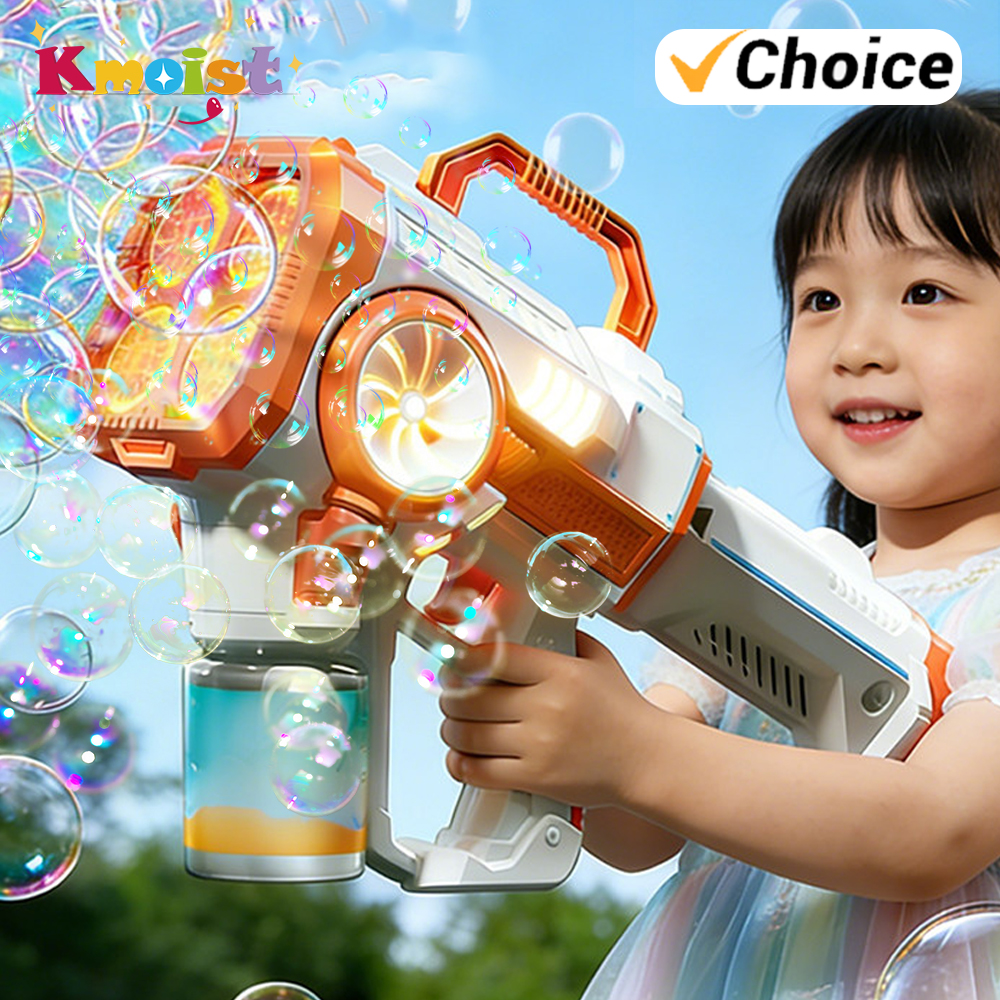 Bubble Gun Pomperos LED Light  - Soap Making Kit For Adults ulasan dan harga