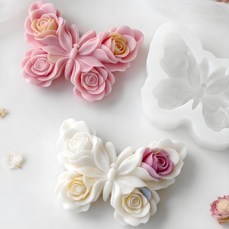 DIY Rose Butterfly Form Silico - Soap Making Supplies ulasan dan harga