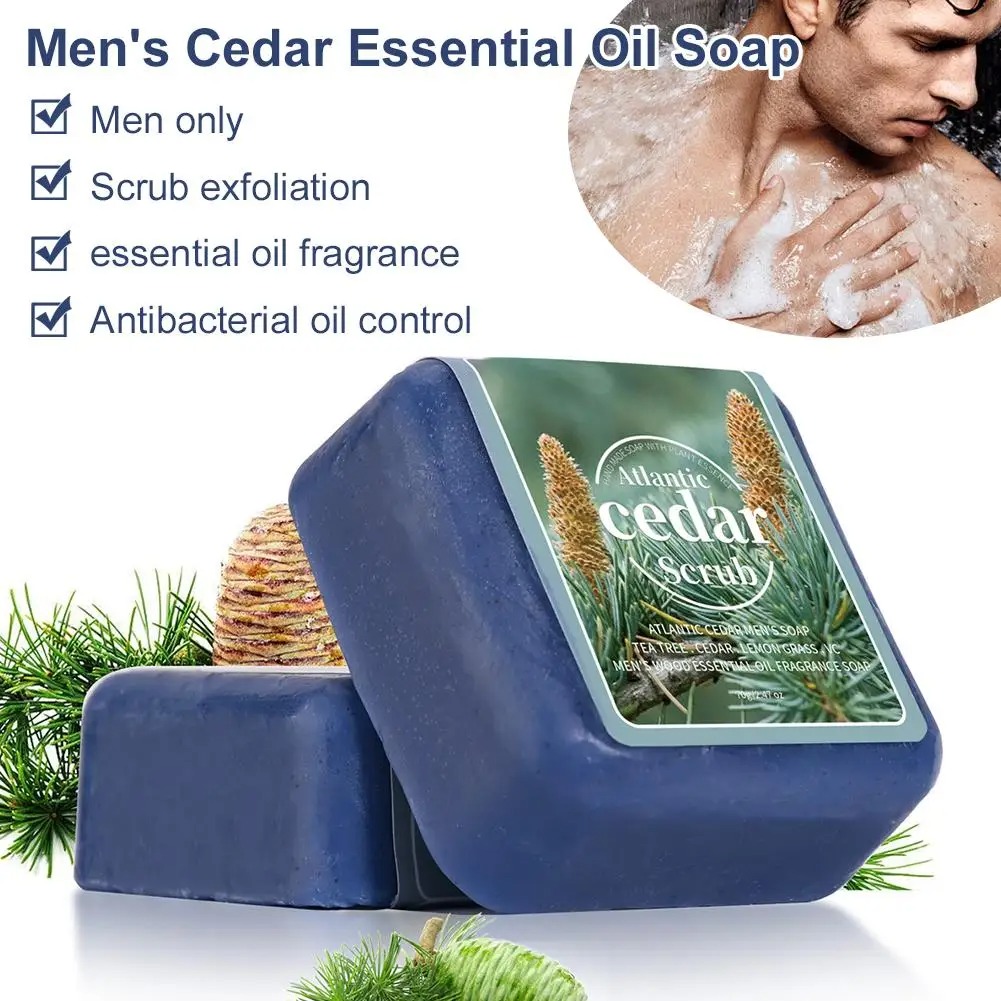 Men's Cedar Essential Oil Soap - Essential Oil Soap ulasan dan harga
