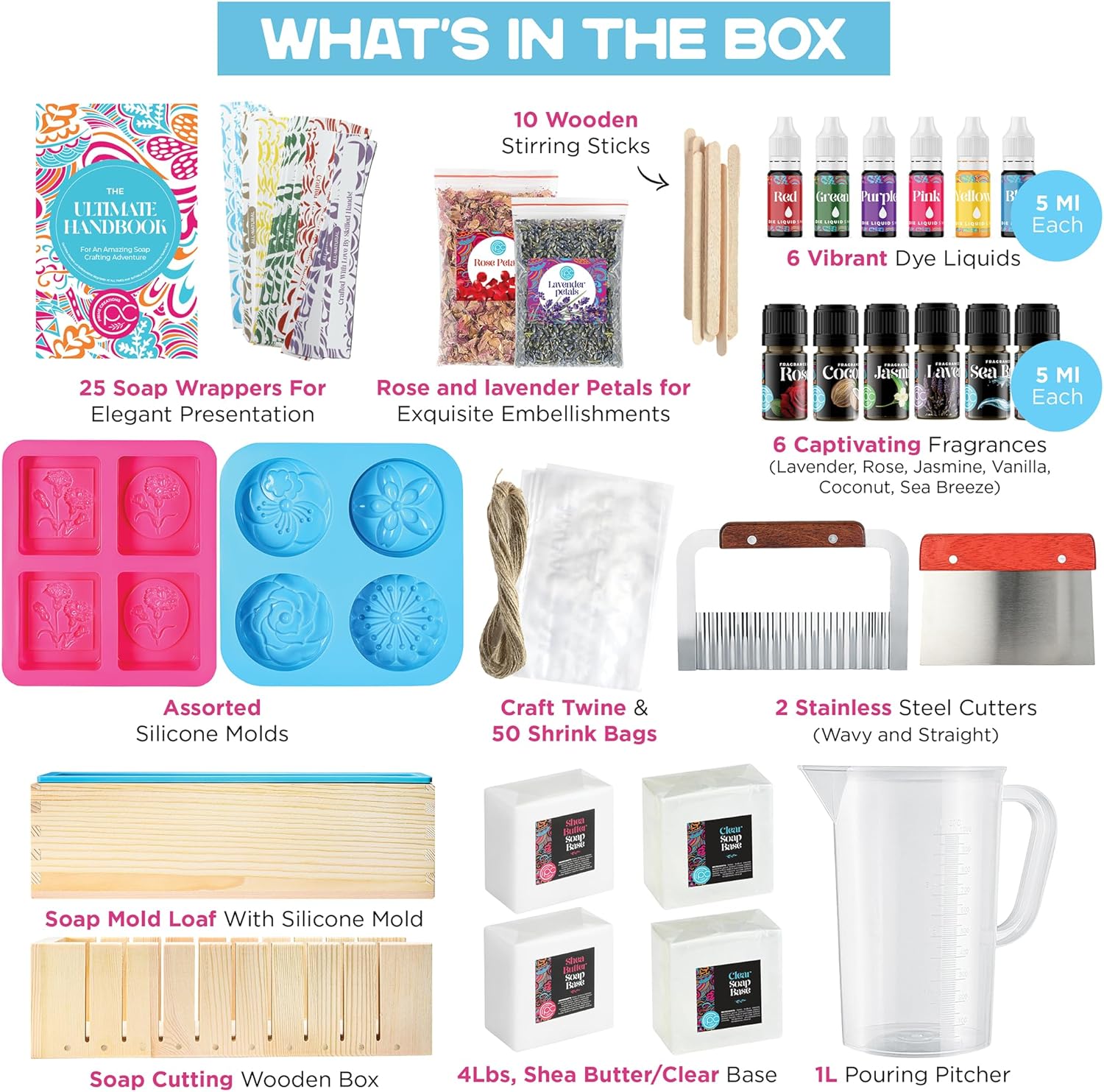Soap Making Kit with Melt Pour - Soap Making Kit For Adults ulasan dan harga