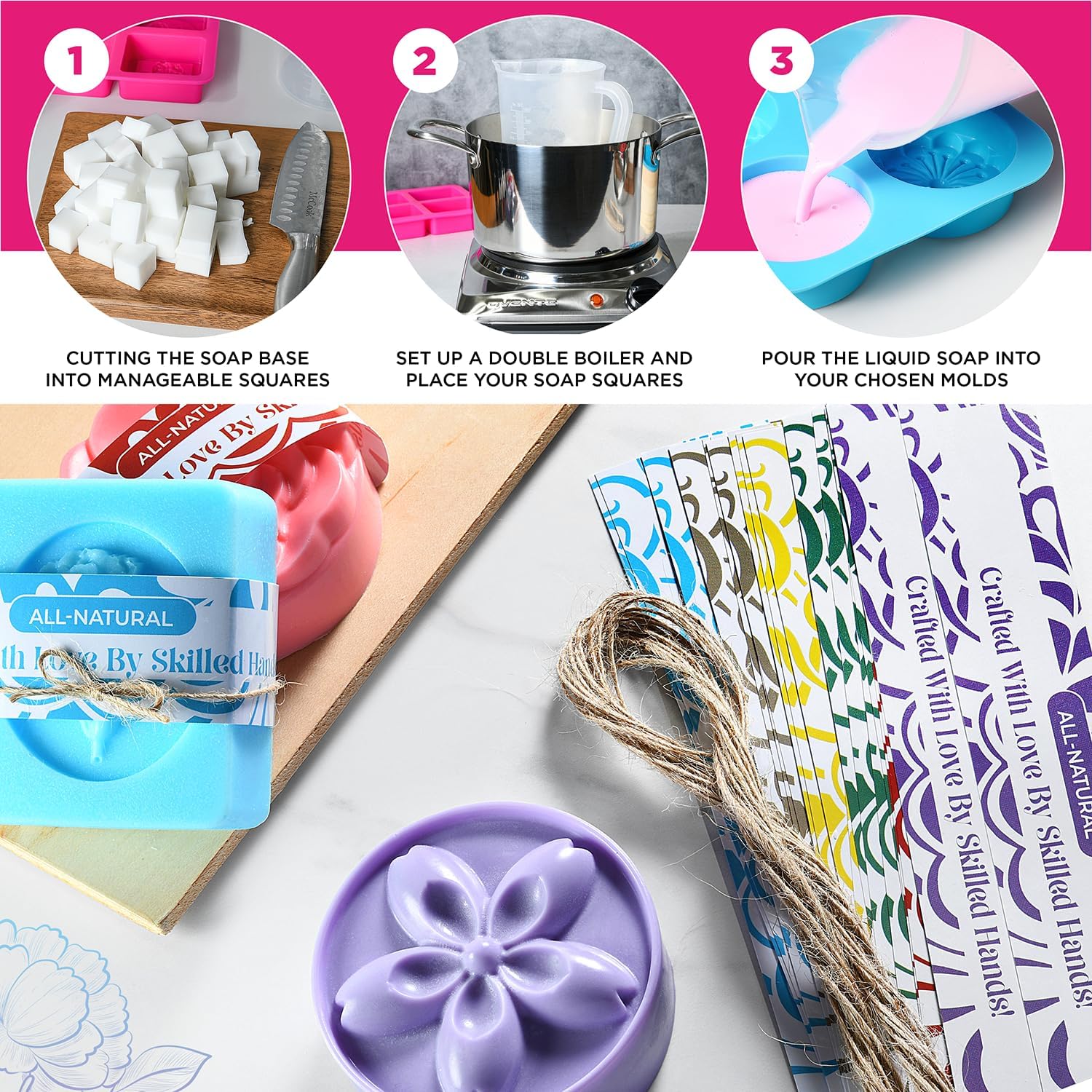 Soap Making Kit with Melt Pour - Soap Making Kit For Adults ulasan dan harga