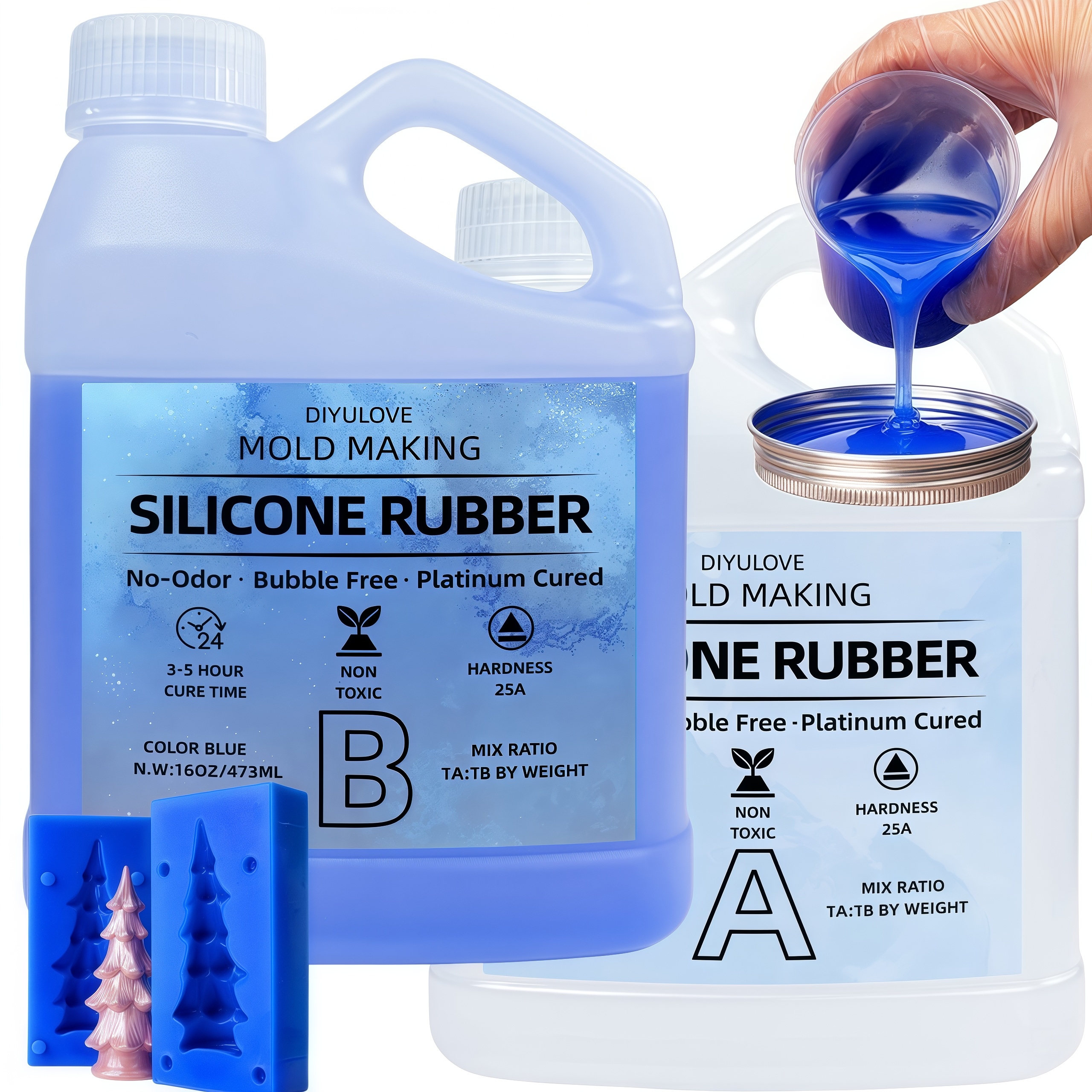 32oz High-Performance Silicone - Soap Making Supplies ulasan dan harga