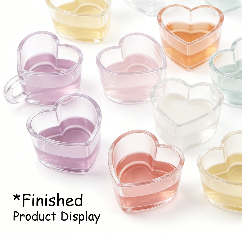 Heart Shaped Teacup Silicone M - Soap Making Supplies ulasan dan harga