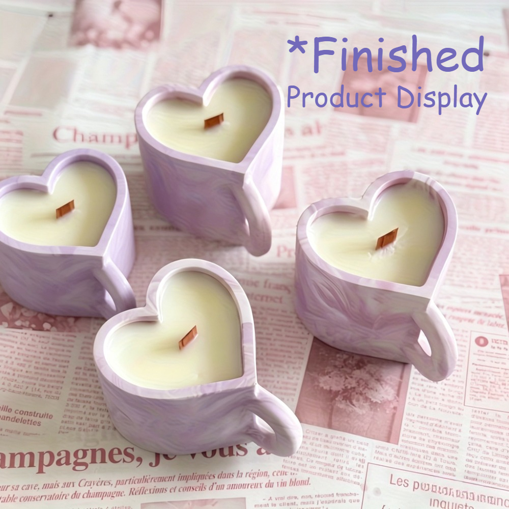 Heart Shaped Teacup Silicone M - Soap Making Supplies ulasan dan harga